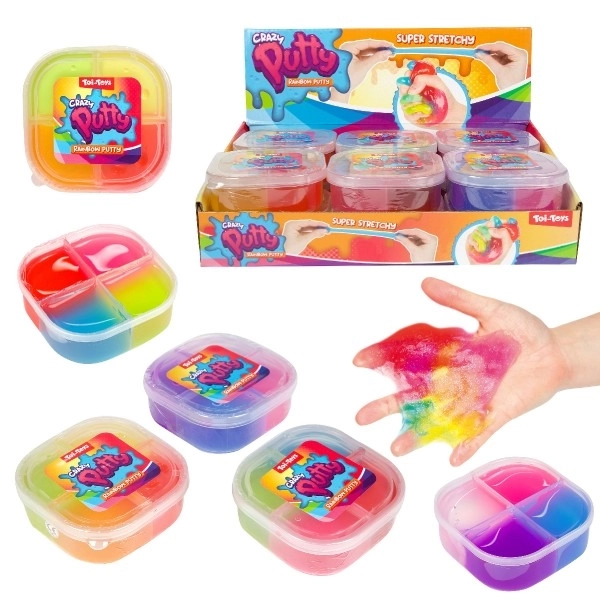 Tęczowy slime w pudełku
