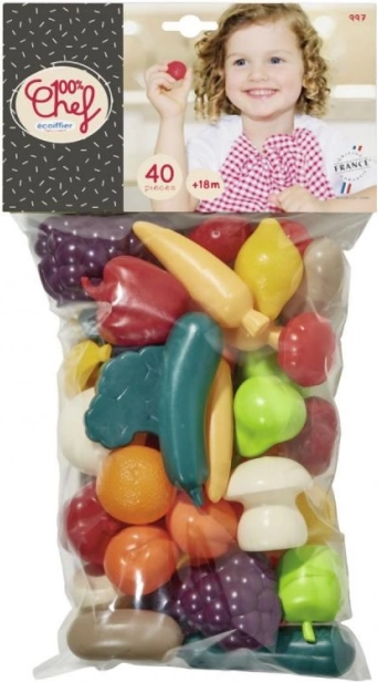 Makiety warzyw i owoców 40 szt.