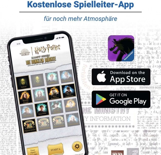RAVENSBURGER Gra karciana Wilkołaki Harry Potter