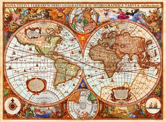 GRAFIKA Puzzle Historyczna mapa świata 3000 elementów