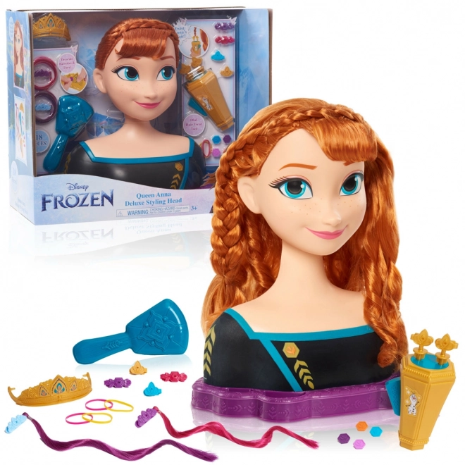 Kraina lodu Głowa do czesania deluxe Anna