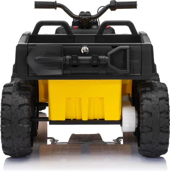 Żółty sportowy dziecięcy quad TX ATV