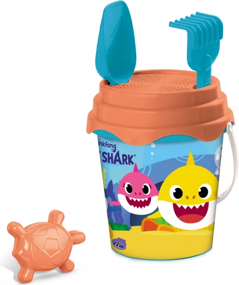 Wiaderko z narzędziami Baby Shark 17 cm