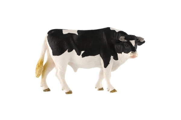 Byk pasiasty czarno-biały plastikowy zooted 13 cm w torebce
