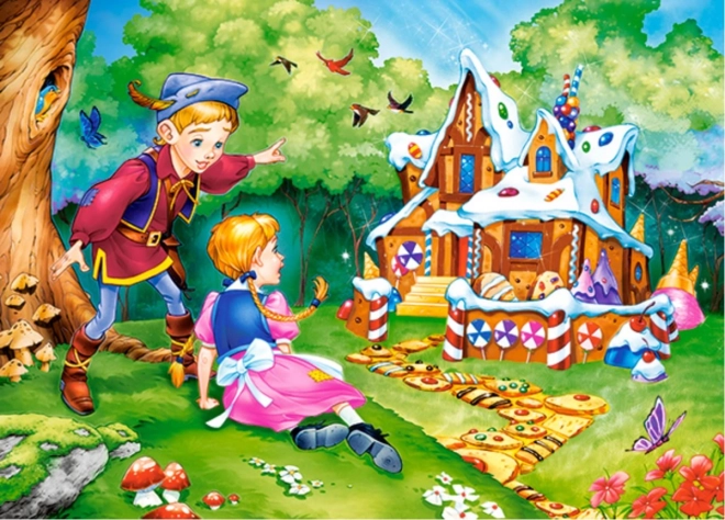 Puzzle piernikowa chatka 60 elementów