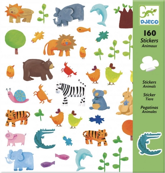 DJECO Naklejki ZOO