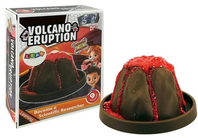 Erupcja wulkanu Edukacyjny kreatywny zestaw badawczy