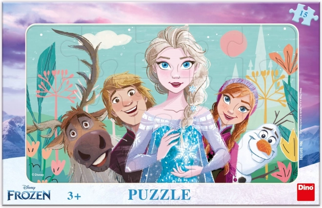 Puzzle Frozen: Rodzinne 15 elementów