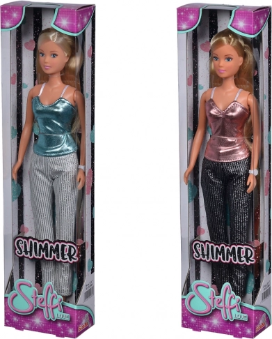 Lalka STEFFI LOVE Shimmer – błyszczący strój, 2 warianty