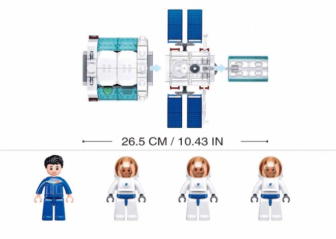 Model sterownika podstawowej stacji kosmicznej Dream Space Sluban