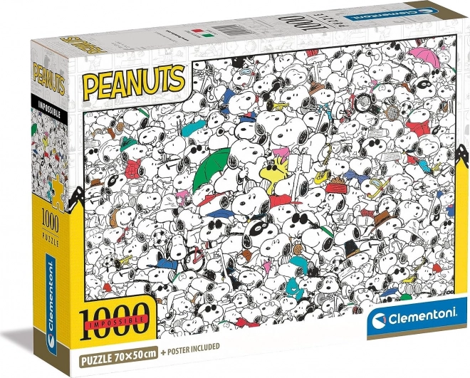 CLEMENTONI Puzzle Impossible Peanuts 1000 elementów