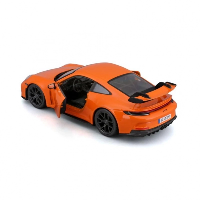 Model Bburago Porsche 911 GT3 pomarańczowy 1:24