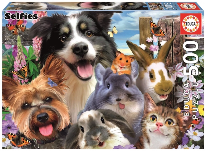 Educa Puzzle zabawne selfie 500 elementów