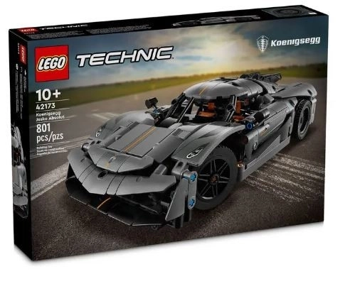 LEGO Technic 42173 Szare hyperauto Koenigsegg Jesko Absolut
