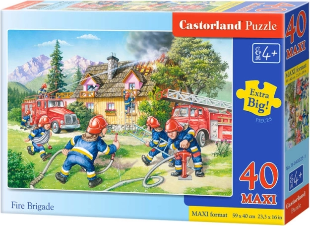 Puzzle 40 maxi strażacy – Strażacy