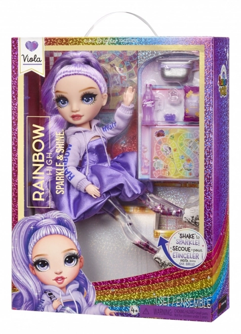 Rainbow High Sparkle & Shine Fashion lalka - Viola (Fioletowa)