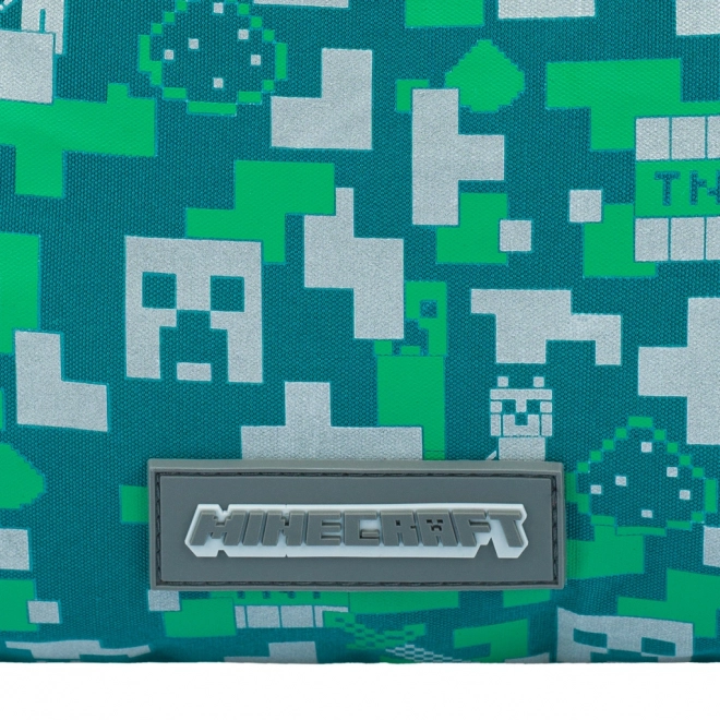 Kieszonkowy plecak z srebrnym Creeperem z MINECRAFT