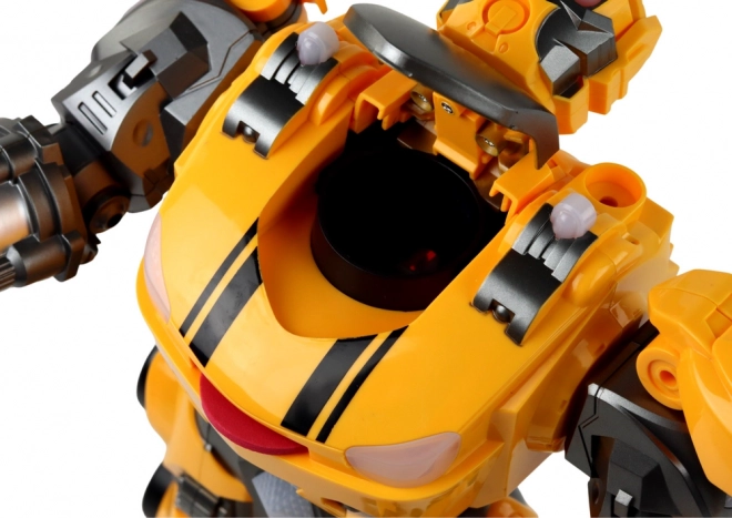 Duży zdalnie sterowany robot R/C żółte światła dźwiękowe