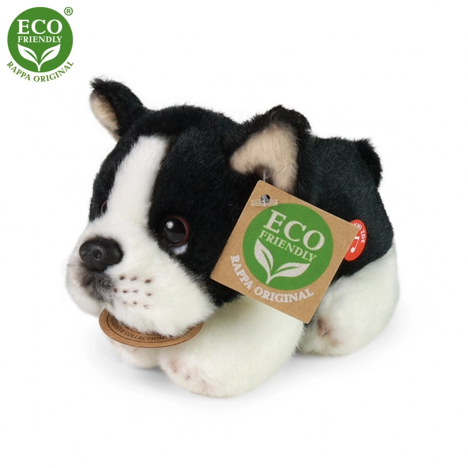 Pluszowy pies leżący z dźwiękiem 15 cm ECO-FRIENDLY