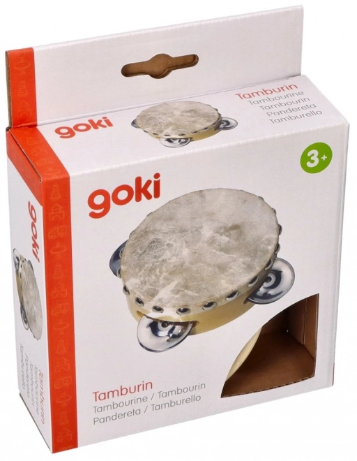 Tamburyna Goki z trzema talerzykami