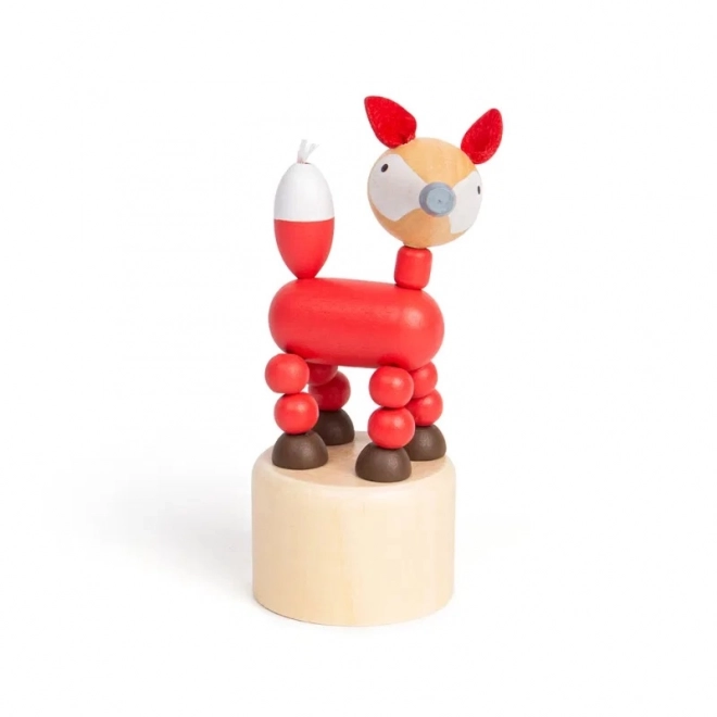 Drewniane zwierzątko do ściskania Safari Lis od Bigjigs Toys