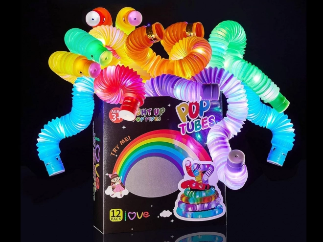 Świecące LED popowe rurki sensoryczne
