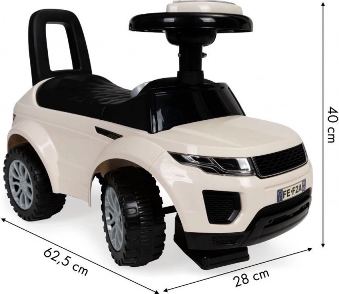 ECOTOYS Jeździk Samochód z melodiami biały