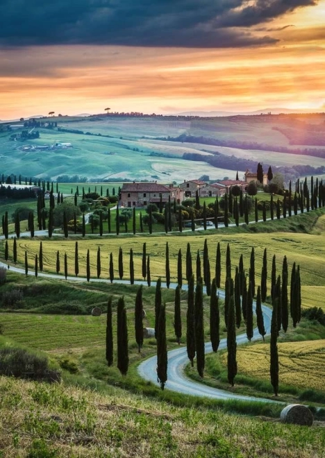 Puzzle RAVENSBURGER Val d'Orcia, Toskania – 1000 elementów