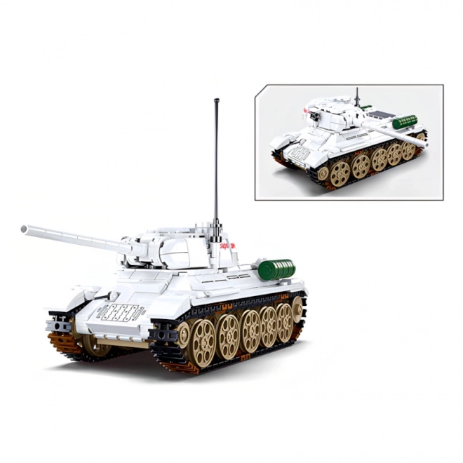 Sluban Bitwa o Budapeszt M38-B0978 Biały czołg T-34/85