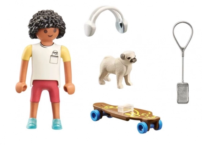 Zestaw figurek Playmobil: Chłopiec z psem