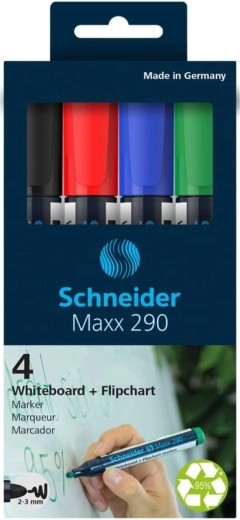 Schneider zestaw markerów Maxx do tablic, 4 szt.