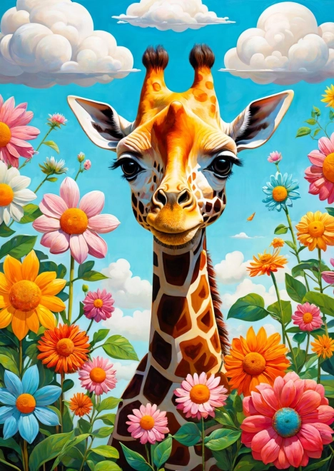 ENJOY puzzle urocza żyrafka – 1000 elementów