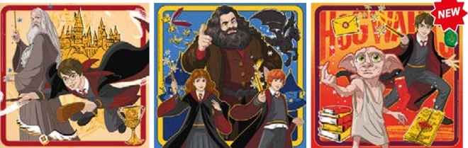 Puzzle Kwadrat: Harry Potter, 3x48 elementów