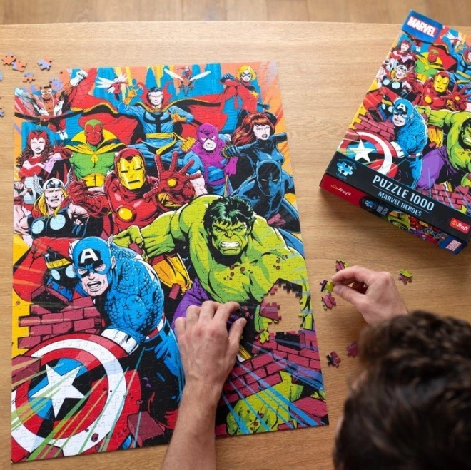 TREFL Puzzle Premium Plus Marvel: Bohaterowie Marvela 1000 elementów