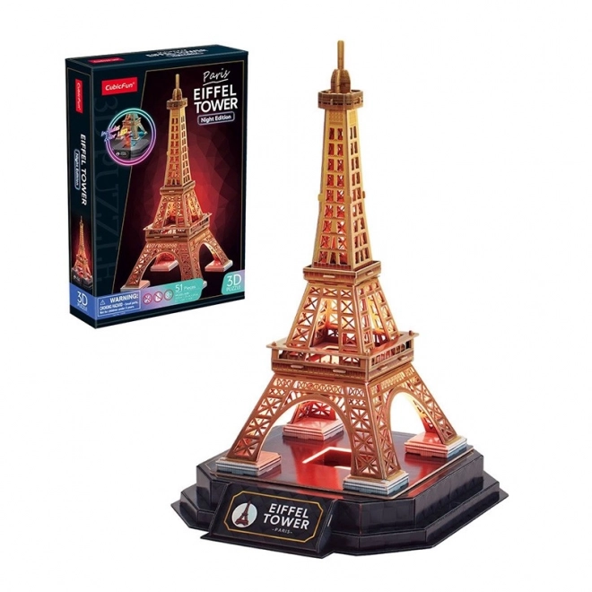 3D puzzle Wieża Eiffla (wersja nocna)