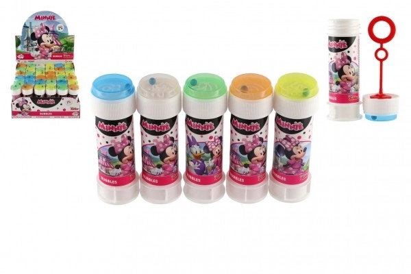 Bańka mydlana Minnie 60ml 11,5cm 4 kolory 36szt w pudełku
