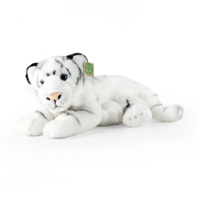 Pluszowy biały tygrys leżący 36 cm ECO-FRIENDLY