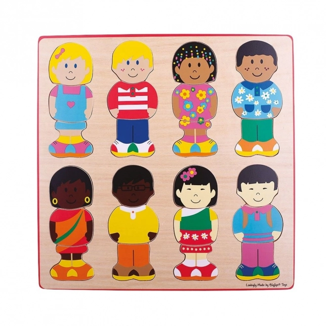 Układanka Przyjaciele Bigjigs Toys