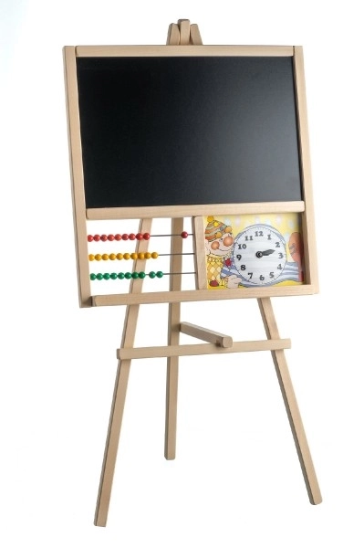 Tablica stojąca z liczydłem drewno 45x89cm w woreczku