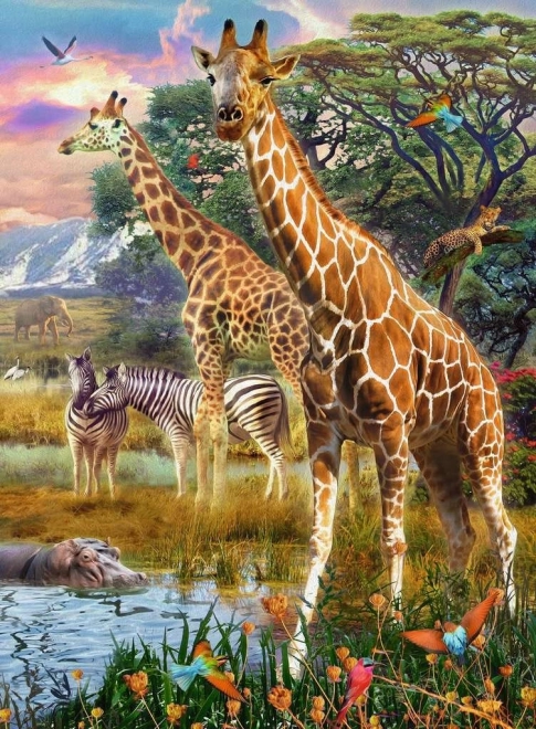 RAVENSBURGER puzzle sawanna XXL – 150 elementów