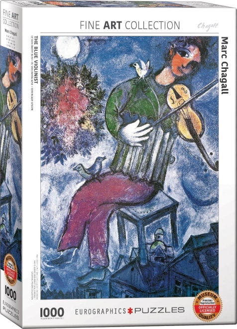 Puzzle Niebieski skrzypek 1000 elementów od Eurographics