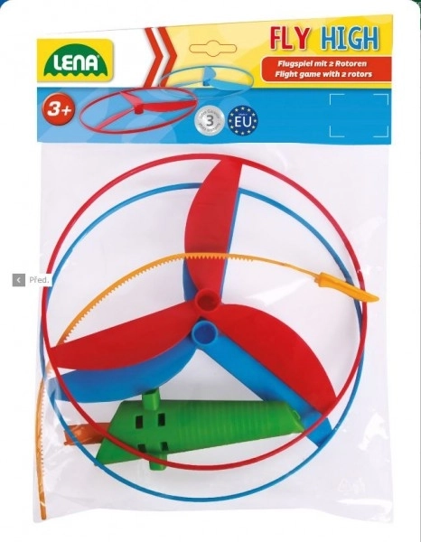 Wyrzutnia wirników 20cm+starter plastikowy w woreczku 3+
