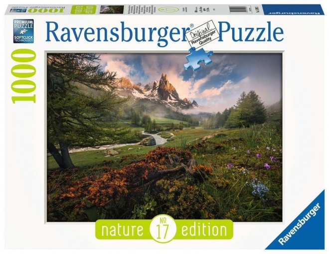 Puzzle Dolina Clarée, Alpy 1000 elementów