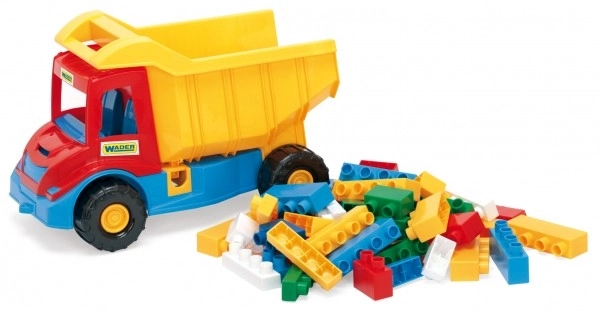 Auto wielozadaniowe z klockami 38cm
