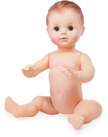 Petitcollin Kąpielowa lalka 50 cm (brązowe oczy)
