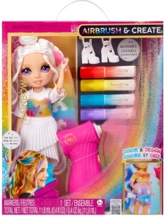 Rainbow High Airbrush lalka z zmywalnymi markerami