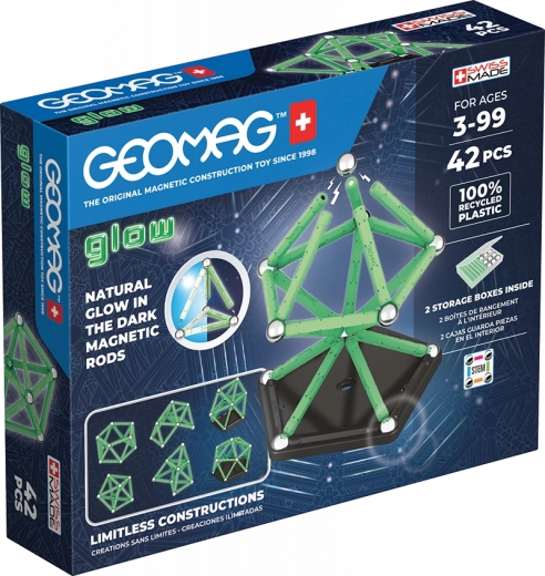 Geomag Glow zestaw konstrukcyjny 42 elementy