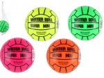 Mini piłka wodna 14 cm w siatce – 4 neonowe kolory