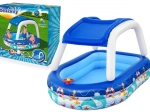 Bestway dmuchany basen dla dzieci Sea Captain z daszkiem i kierownicą