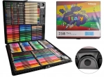 Zestaw do malowania i rysowania w walizce 288 sztuk